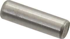 Unbrako - 3/16" Diam x 5/8" Pin Length Grade 8 Alloy Steel Oversized Dowel Pin - C 60 (Surface) & C 50-58 Hardness, 4,140 Lb Breaking Strength, 1 Beveled & 1 Rounded End - Exact Tooling