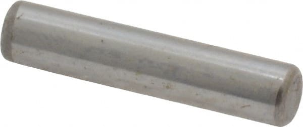 Unbrako - 3/16" Diam x 7/8" Pin Length Grade 8 Alloy Steel Oversized Dowel Pin - C 60 (Surface) & C 50-58 Hardness, 4,140 Lb Breaking Strength, 1 Beveled & 1 Rounded End - Exact Tooling