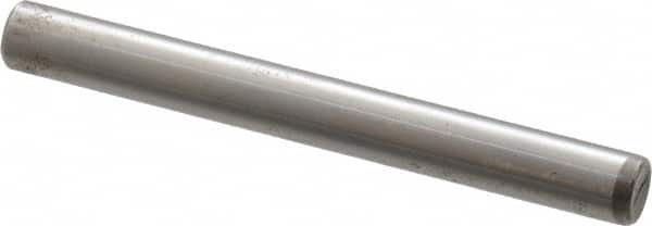 Unbrako - 3/16" Diam x 1-3/4" Pin Length Grade 8 Alloy Steel Oversized Dowel Pin - C 60 (Surface) & C 50-58 Hardness, 4,140 Lb Breaking Strength, 1 Beveled & 1 Rounded End - Exact Tooling