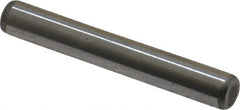 Unbrako - 1/4" Diam x 1-3/4" Pin Length Grade 8 Alloy Steel Oversized Dowel Pin - C 60 (Surface) & C 50-58 Hardness, 7,370 Lb Breaking Strength, 1 Beveled & 1 Rounded End - Exact Tooling