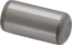 Unbrako - 5/16" Diam x 5/8" Pin Length Grade 8 Alloy Steel Oversized Dowel Pin - C 60 (Surface) & C 50-58 Hardness, 11,500 Lb Breaking Strength, 1 Beveled & 1 Rounded End - Exact Tooling
