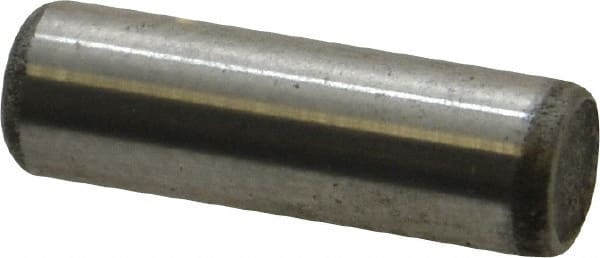 Unbrako - 5/16" Diam x 1" Pin Length Grade 8 Alloy Steel Oversized Dowel Pin - C 60 (Surface) & C 50-58 Hardness, 11,500 Lb Breaking Strength, 1 Beveled & 1 Rounded End - Exact Tooling