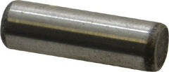 Unbrako - 5/16" Diam x 1" Pin Length Grade 8 Alloy Steel Oversized Dowel Pin - C 60 (Surface) & C 50-58 Hardness, 11,500 Lb Breaking Strength, 1 Beveled & 1 Rounded End - Exact Tooling
