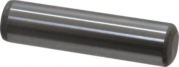 Unbrako - 5/16" Diam x 1-1/4" Pin Length Grade 8 Alloy Steel Oversized Dowel Pin - C 60 (Surface) & C 50-58 Hardness, 11,500 Lb Breaking Strength, 1 Beveled & 1 Rounded End - Exact Tooling