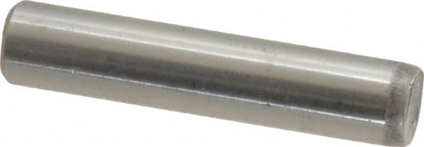 Unbrako - 5/16" Diam x 1-1/2" Pin Length Grade 8 Alloy Steel Oversized Dowel Pin - C 60 (Surface) & C 50-58 Hardness, 11,500 Lb Breaking Strength, 1 Beveled & 1 Rounded End - Exact Tooling