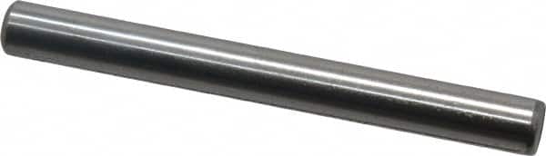 Unbrako - 5/16" Diam x 3" Pin Length Grade 8 Alloy Steel Oversized Dowel Pin - C 60 (Surface) & C 50-58 Hardness, 11,500 Lb Breaking Strength, 1 Beveled & 1 Rounded End - Exact Tooling