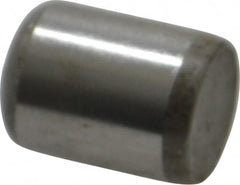 Unbrako - 3/8" Diam x 1/2" Pin Length Grade 8 Alloy Steel Oversized Dowel Pin - C 60 (Surface) & C 50-58 Hardness, 16,580 Lb Breaking Strength, 1 Beveled & 1 Rounded End - Exact Tooling