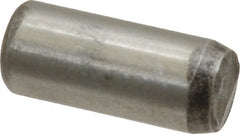 Unbrako - 3/8" Diam x 7/8" Pin Length Grade 8 Alloy Steel Oversized Dowel Pin - C 60 (Surface) & C 50-58 Hardness, 16,580 Lb Breaking Strength, 1 Beveled & 1 Rounded End - Exact Tooling