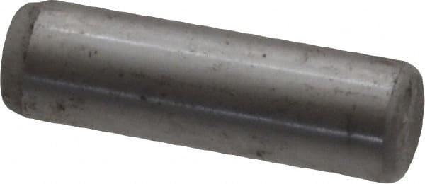 Unbrako - 3/8" Diam x 1-1/4" Pin Length Grade 8 Alloy Steel Oversized Dowel Pin - C 60 (Surface) & C 50-58 Hardness, 16,580 Lb Breaking Strength, 1 Beveled & 1 Rounded End - Exact Tooling