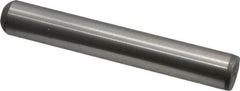 Unbrako - 3/8" Diam x 2-1/2" Pin Length Grade 8 Alloy Steel Oversized Dowel Pin - C 60 (Surface) & C 50-58 Hardness, 16,580 Lb Breaking Strength, 1 Beveled & 1 Rounded End - Exact Tooling