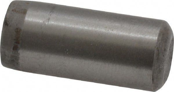 Unbrako - 7/16" Diam x 1" Pin Length Grade 8 Alloy Steel Oversized Dowel Pin - C 60 (Surface) & C 50-58 Hardness, 22,540 Lb Breaking Strength, 1 Beveled & 1 Rounded End - Exact Tooling