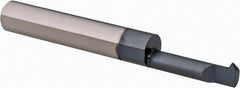 Scientific Cutting Tools - 3/4" Cutting Depth, 14 to 40 TPI, 0.23" Diam, Internal Thread, Solid Carbide, Single Point Threading Bar - AlTiN+ Finish, 2-1/2" OAL, 5/16" Shank Diam, 0.055" Projection from Edge, 60° Profile Angle - Exact Tooling
