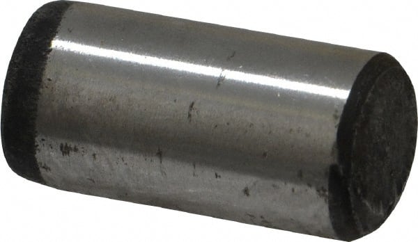 Unbrako - 1/2" Diam x 1" Pin Length Grade 8 Alloy Steel Oversized Dowel Pin - C 60 (Surface) & C 50-58 Hardness, 29,460 Lb Breaking Strength, 1 Beveled & 1 Rounded End - Exact Tooling