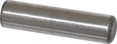 Unbrako - 1/2" Diam x 2" Pin Length Grade 8 Alloy Steel Oversized Dowel Pin - C 60 (Surface) & C 50-58 Hardness, 29,460 Lb Breaking Strength, 1 Beveled & 1 Rounded End - Exact Tooling
