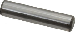 Unbrako - 1/2" Diam x 2-1/4" Pin Length Grade 8 Alloy Steel Oversized Dowel Pin - C 60 (Surface) & C 50-58 Hardness, 29,460 Lb Breaking Strength, 1 Beveled & 1 Rounded End - Exact Tooling