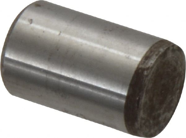 Unbrako - 5/8" Diam x 1" Pin Length Grade 8 Alloy Steel Oversized Dowel Pin - C 60 (Surface) & C 50-58 Hardness, 46,020 Lb Breaking Strength, 1 Beveled & 1 Rounded End - Exact Tooling