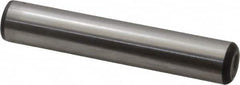 Unbrako - 5/8" Diam x 3-1/2" Pin Length Grade 8 Alloy Steel Oversized Dowel Pin - C 60 (Surface) & C 50-58 Hardness, 46,020 Lb Breaking Strength, 1 Beveled & 1 Rounded End - Exact Tooling