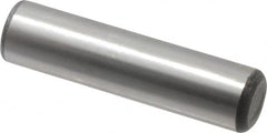 Unbrako - 3/4" Diam x 3" Pin Length Grade 8 Alloy Steel Oversized Dowel Pin - C 60 (Surface) & C 50-58 Hardness, 66,270 Lb Breaking Strength, 1 Beveled & 1 Rounded End - Exact Tooling