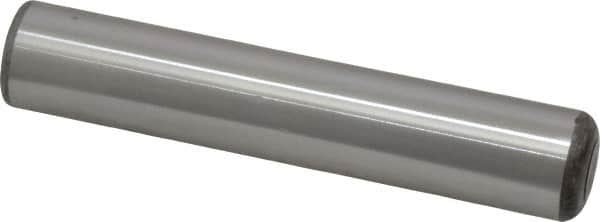 Unbrako - 3/4" Diam x 4" Pin Length Grade 8 Alloy Steel Oversized Dowel Pin - C 60 (Surface) & C 50-58 Hardness, 66,270 Lb Breaking Strength, 1 Beveled & 1 Rounded End - Exact Tooling