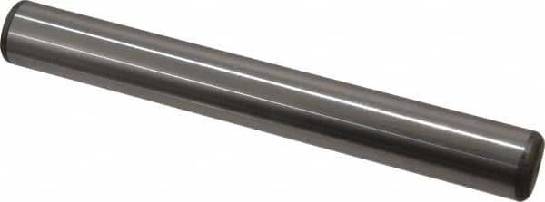 Unbrako - 3/4" Diam x 6" Pin Length Grade 8 Alloy Steel Oversized Dowel Pin - C 60 (Surface) & C 50-58 Hardness, 66,270 Lb Breaking Strength, 1 Beveled & 1 Rounded End - Exact Tooling
