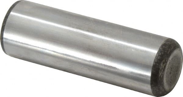 Unbrako - 1" Diam x 3" Pin Length Grade 8 Alloy Steel Oversized Dowel Pin - C 60 (Surface) & C 50-58 Hardness, 117,810 Lb Breaking Strength, 1 Beveled & 1 Rounded End - Exact Tooling