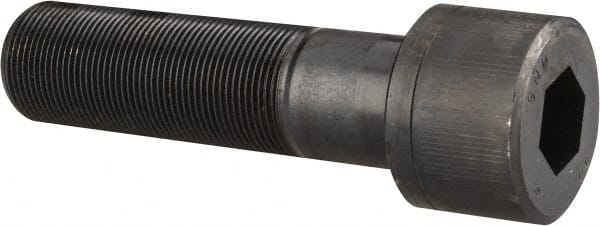 Unbrako - 1-1/2 - 12 UNF Hex Socket Drive, Socket Cap Screw - Alloy Steel, Black Oxide Finish, 5-1/2" Length Under Head - Exact Tooling