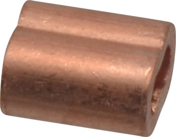 Value Collection - 1/8" Oval Compression Sleeve - Copper - Exact Tooling