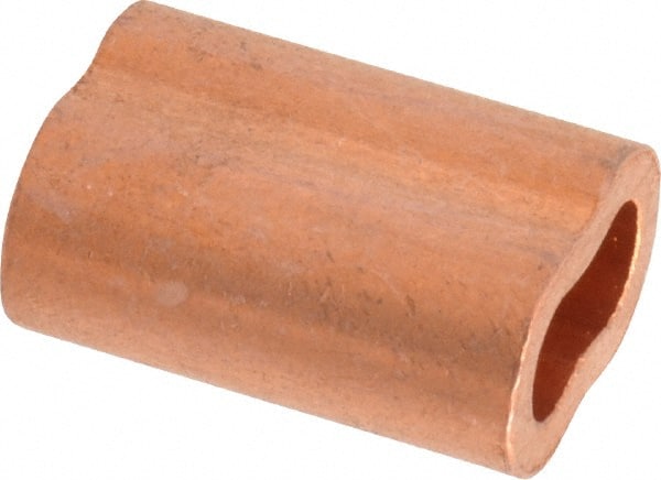 Value Collection - 1/4" Oval Compression Sleeve - Copper - Exact Tooling