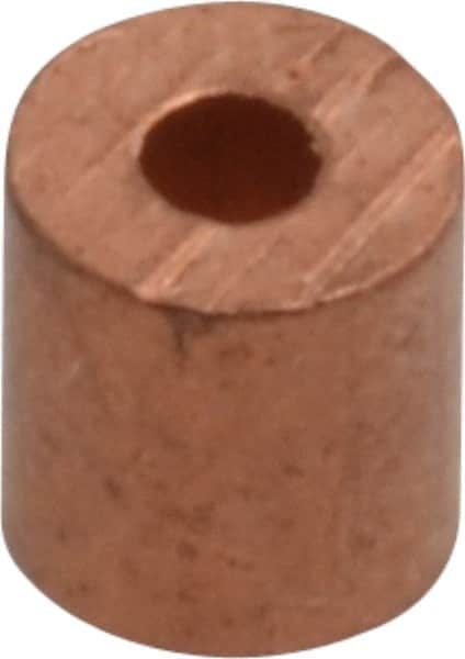 Value Collection - 1/16" Round Stop Compression Sleeve - Copper - Exact Tooling