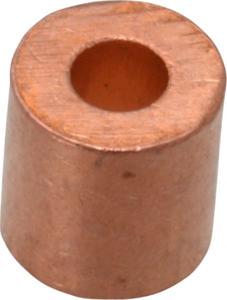 Value Collection - 1/8" Round Stop Compression Sleeve - Copper - Exact Tooling