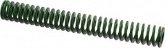 Associated Spring Raymond - 20mm Hole Diam, 10mm Rod Diam, 152mm Free Length, Green Die Spring - 457.5 N Max Deflection, 61mm Max Deflection, Light Duty, Chromium Alloy Steel - Exact Tooling