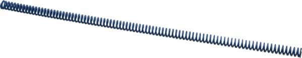 Associated Spring Raymond - 10mm Hole Diam, 5mm Rod Diam, 12" Free Length, Blue Die Spring - 185.6 N Max Deflection, 116mm Max Deflection, Medium Duty, Chromium Alloy Steel - Exact Tooling