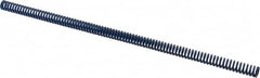 Associated Spring Raymond - 12.5mm Hole Diam, 6.3mm Rod Diam, 12" Free Length, Blue Die Spring - 243.6 N Max Deflection, 116mm Max Deflection, Medium Duty, Chromium Alloy Steel - Exact Tooling