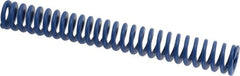 Associated Spring Raymond - 20mm Hole Diam, 10mm Rod Diam, 152mm Free Length, Blue Die Spring - 752.4 N Max Deflection, 57mm Max Deflection, Medium Duty, Chromium Alloy Steel - Exact Tooling