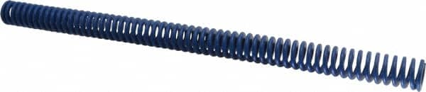 Associated Spring Raymond - 20mm Hole Diam, 10mm Rod Diam, 12" Free Length, Blue Die Spring - Exact Tooling