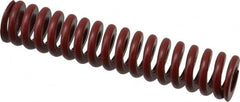 Associated Spring Raymond - 20mm Hole Diam, 10mm Rod Diam, 4" Free Length, Red Die Spring - 1370.2 N Max Deflection, 31mm Max Deflection, Strong Duty, Chromium Alloy Steel - Exact Tooling
