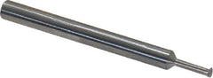 Scientific Cutting Tools - 32 to 56 TPI, Internal/External Single Profile Thread Mill - #8" Noml Diam, 0.12" Cut Diam, 3/16" Shank Diam, 3 Flute, 0.07" Neck Diam, 0.3" Neck Length, 2" OAL, Bright Finish - Exact Tooling