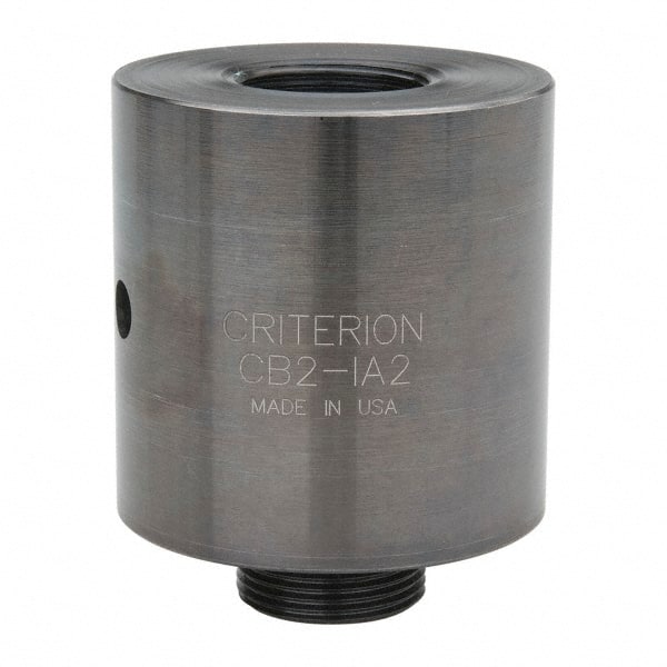 Criterion - 2 Inch Outside Shank Diameter, 7/8-20 Inside, Boring Head Shank Extension - 2 Inch Projection, 2 Inch Nose Diameter - Exact Tooling