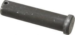 Made in USA - 3/4" Pin Diam, 3" OAL, Standard Clevis Pin - 5/32" Hole, 2-27/32" Usable Length, Uncoated Steel - Exact Tooling