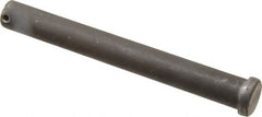 Made in USA - 3/4" Pin Diam, 6-1/2" OAL, Standard Clevis Pin - 5/32" Hole, 6-11/32" Usable Length, Uncoated Steel - Exact Tooling