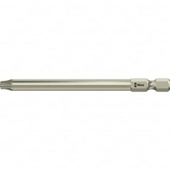 Wera - 1/4" Tamper Proof Torx Bit - 1/4" Drive, 89mm OAL - Exact Tooling