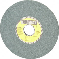 Tru-Maxx - 7" Diam x 1-1/4" Hole x 1/4" Thick, I Hardness, 80 Grit Surface Grinding Wheel - Silicon Carbide, Type 1, Medium Grade, 3,600 Max RPM, Vitrified Bond, No Recess - Exact Tooling