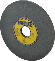 Tru-Maxx - 7" Diam x 1-1/4" Hole x 1/4" Thick, I Hardness, 100 Grit Surface Grinding Wheel - Silicon Carbide, Type 1, Fine Grade, 3,600 Max RPM, Vitrified Bond, No Recess - Exact Tooling