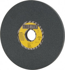 Tru-Maxx - 8" Diam x 1-1/4" Hole x 1/2" Thick, I Hardness, 100 Grit Surface Grinding Wheel - Silicon Carbide, Type 1, Fine Grade, 3,600 Max RPM, Vitrified Bond, No Recess - Exact Tooling