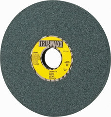Tru-Maxx - 7" Diam x 1-1/4" Hole x 3/4" Thick, I Hardness, 100 Grit Surface Grinding Wheel - Silicon Carbide, Type 5, Fine Grade, 3,600 Max RPM, Vitrified Bond, One-Side Recess - Exact Tooling
