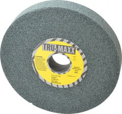 Tru-Maxx - 7" Diam x 1-1/4" Hole x 1" Thick, I Hardness, 60 Grit Surface Grinding Wheel - Silicon Carbide, Type 5, Medium Grade, 3,600 Max RPM, Vitrified Bond, One-Side Recess - Exact Tooling