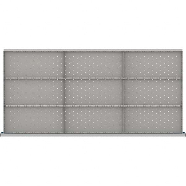 LISTA - 9-Compartment Drawer Divider Layout for 3.15" High Drawers - Exact Tooling