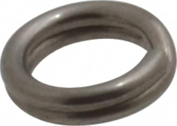 Made in USA - 0.174" ID, 0.254" OD, 0.062" Thick, Split Ring - 18-8 Stainless Steel, Natural Finish - Exact Tooling