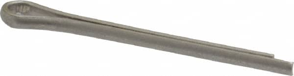 Made in USA - 1/16" Diam x 3/4" Long Extended Prong Cotter Pin - Grade 18-8, Uncoated, Stainless Steel - Exact Tooling