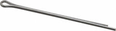 Made in USA - 1/16" Diam x 1-1/2" Long Extended Prong Cotter Pin - Grade 18-8, Uncoated, Stainless Steel - Exact Tooling